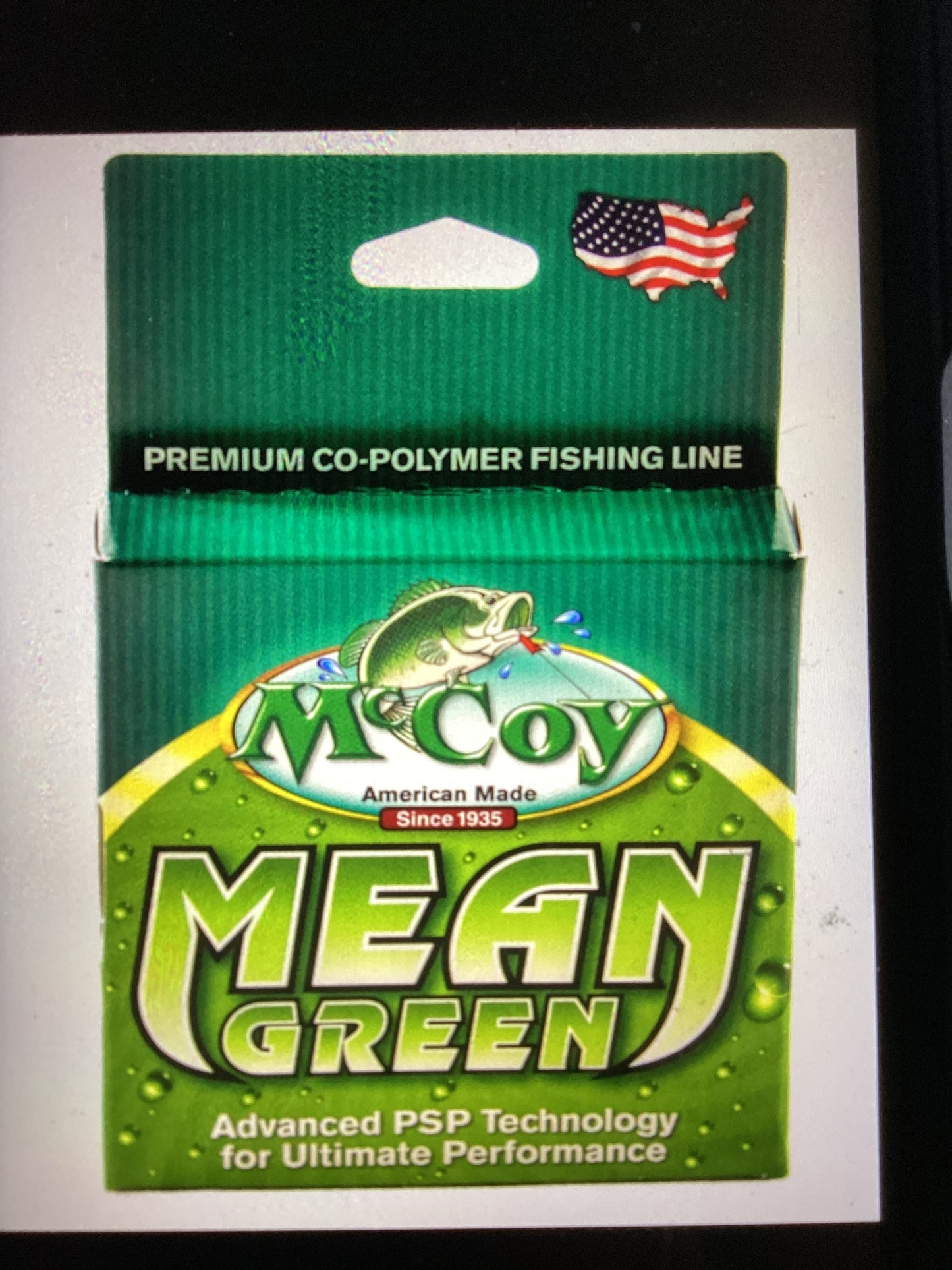 McCoy Mean Green Fishing Line 250yds. 30lb.
