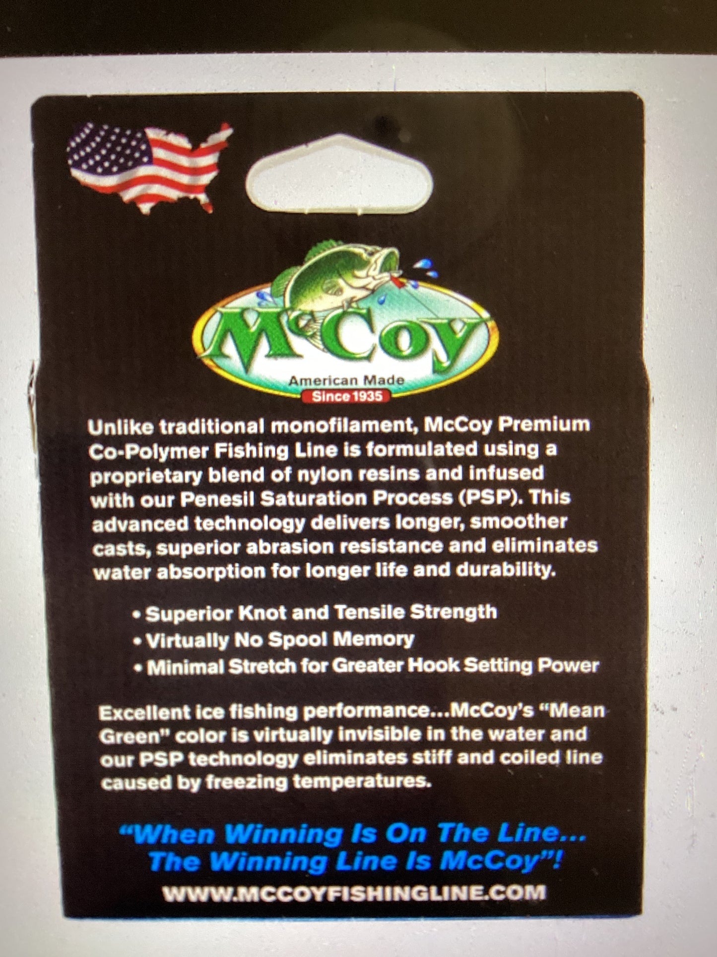 McCoys Ice Line 125yds. 6lb.